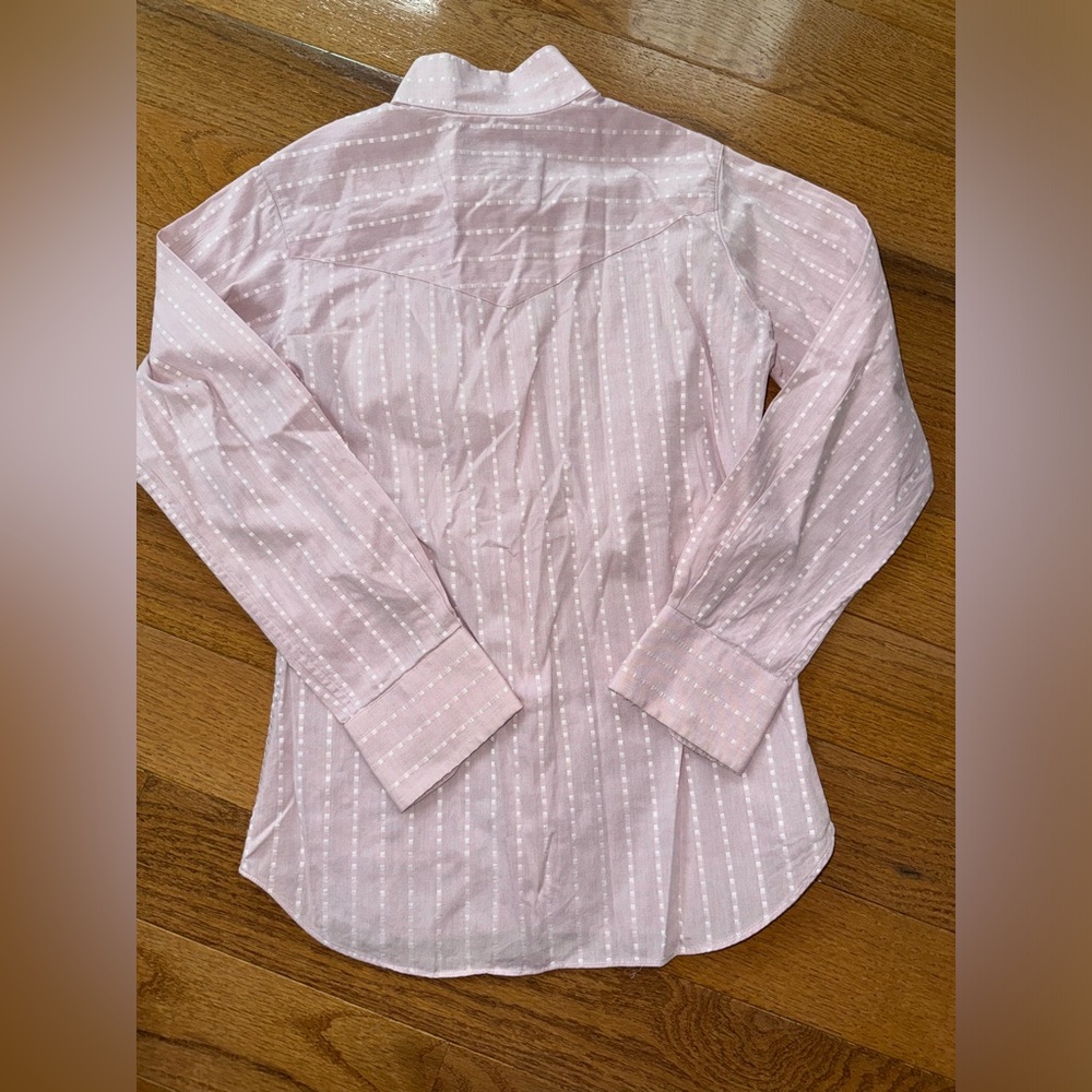 Girls Essex Long Sleeve Cotton Button down Shirt size 8 - Picture 2 of 6